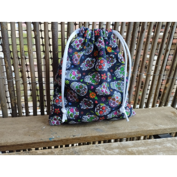 bolsa de premios calavera flores