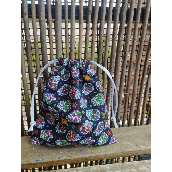 bolsa de premios calavera flores