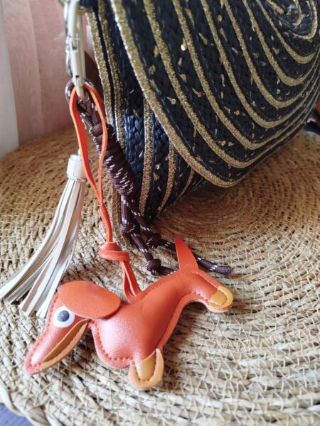 Llavero de cuero mascotas #1