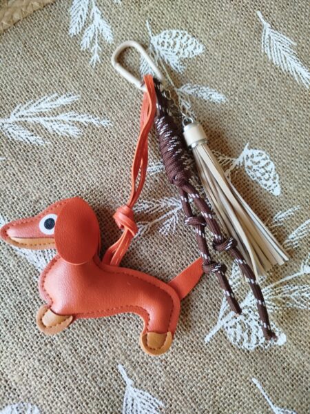 Llavero de cuero mascotas #1