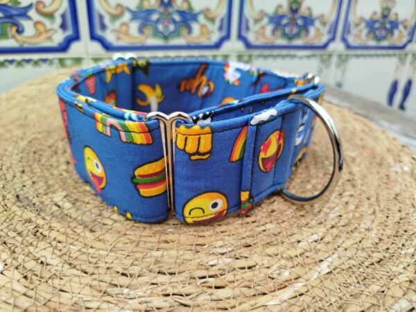 collar martingale 5cm emoji