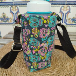porta botellas calaveras