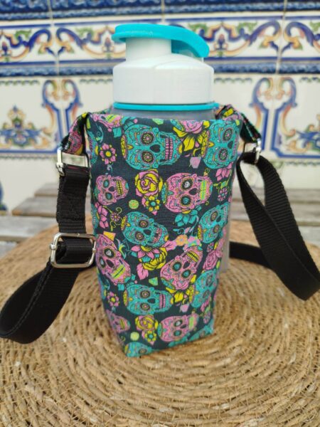 porta botellas calaveras